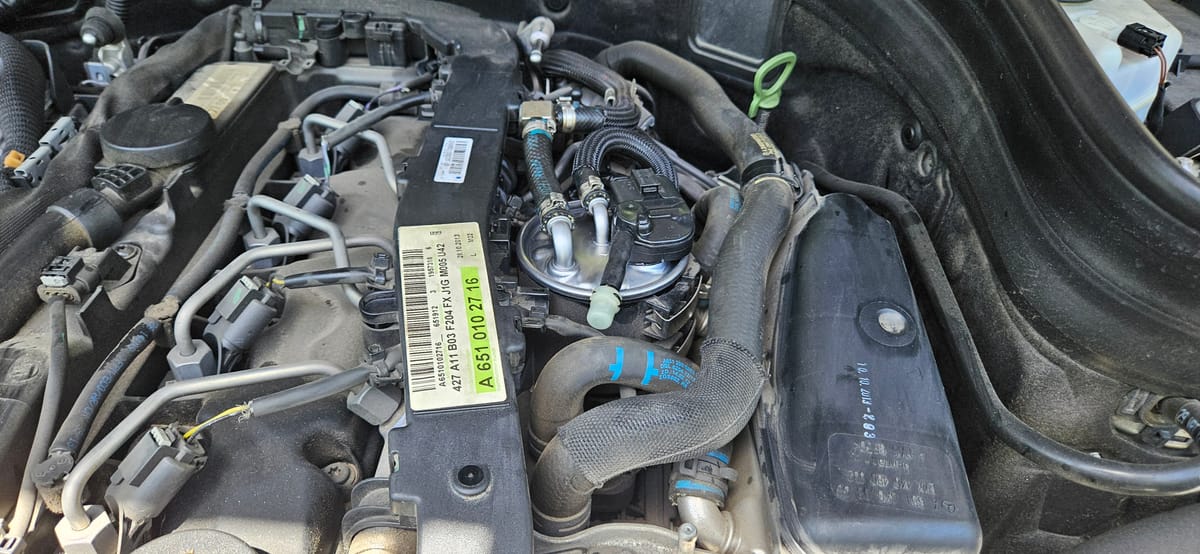 GLK 연료필터 교체 DIY