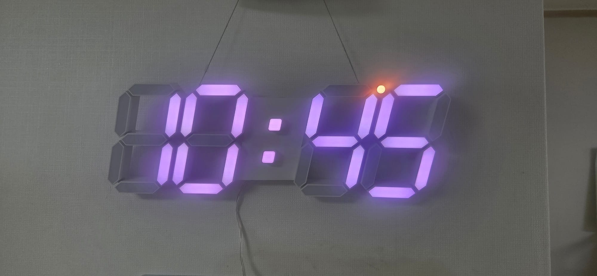 새로운 네트워크 LED 시계 DIY